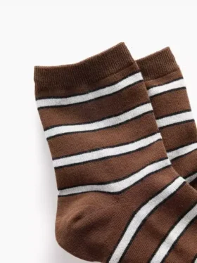 Calcetines de medio tobillo a rayas
