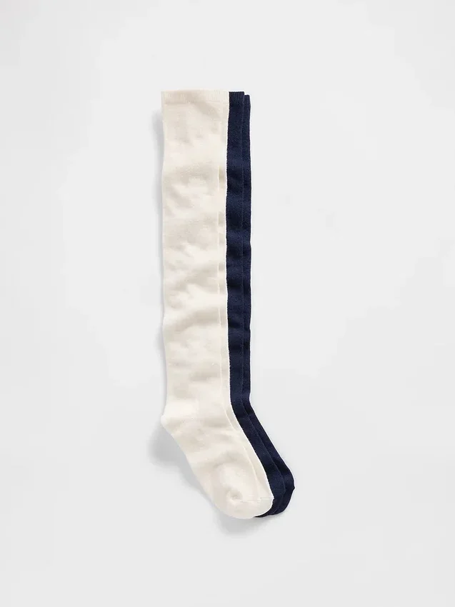 Calcetines hasta la rodilla para niños (paquete de 2)