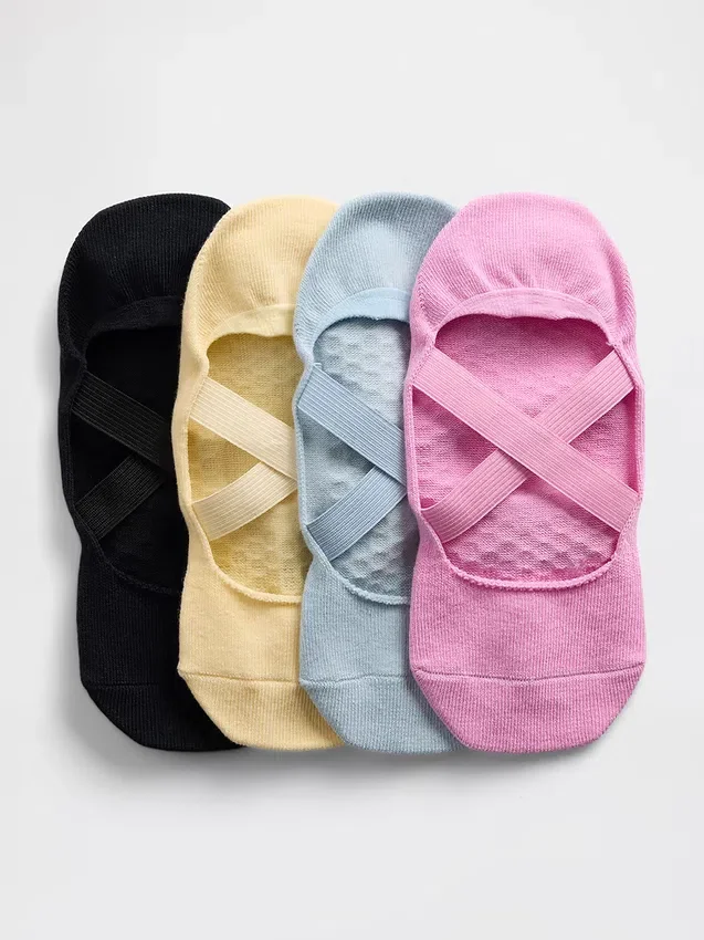 Calcetines invisibles antideslizantes (paquete de 4)