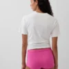 Calzoncillos cortos de cintura alta de algodón orgánico elástico
