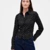 Camisa ajustada corta de algodón orgánico