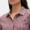 Camisa ajustada de franela a cuadros