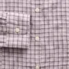 Camisa ajustada de franela a cuadros
