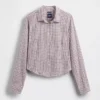 Camisa ajustada de franela a cuadros
