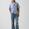Camisa de chambray estilo resort