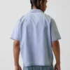 Camisa de chambray estilo resort