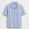 Camisa de chambray estilo resort