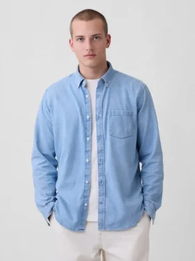 Camisa de mezclilla