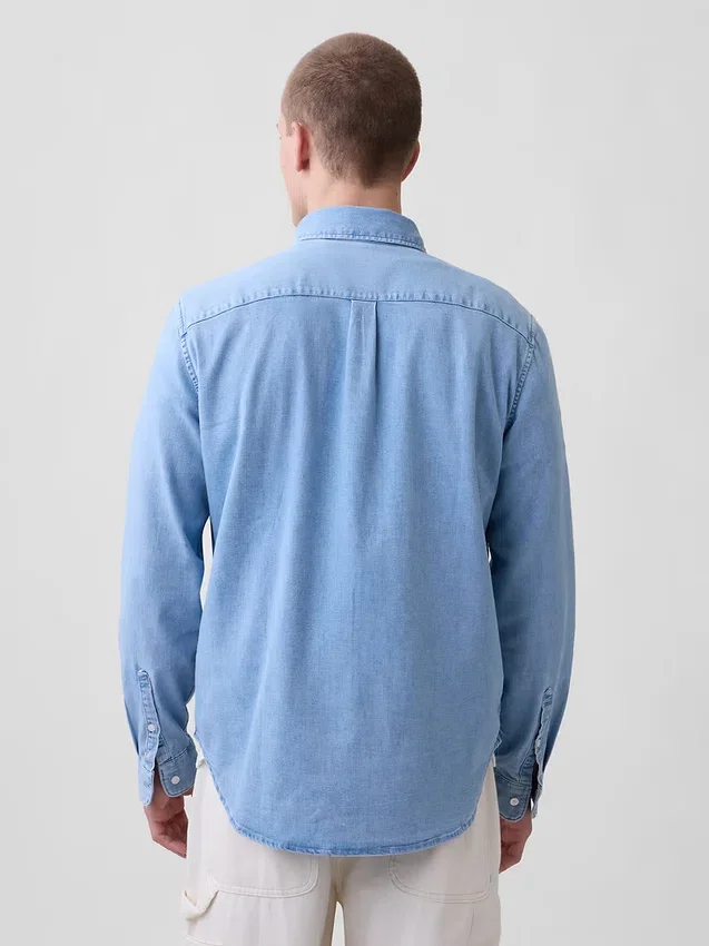 Camisa de mezclilla