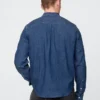 Camisa de mezclilla con bolsillos