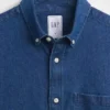 Camisa de mezclilla con bolsillos