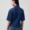 Camisa de mezclilla ultrasuave con bolsillos