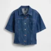 Camisa de mezclilla ultrasuave con bolsillos