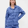 Camisa de pijama de franela para adultos, la más suave