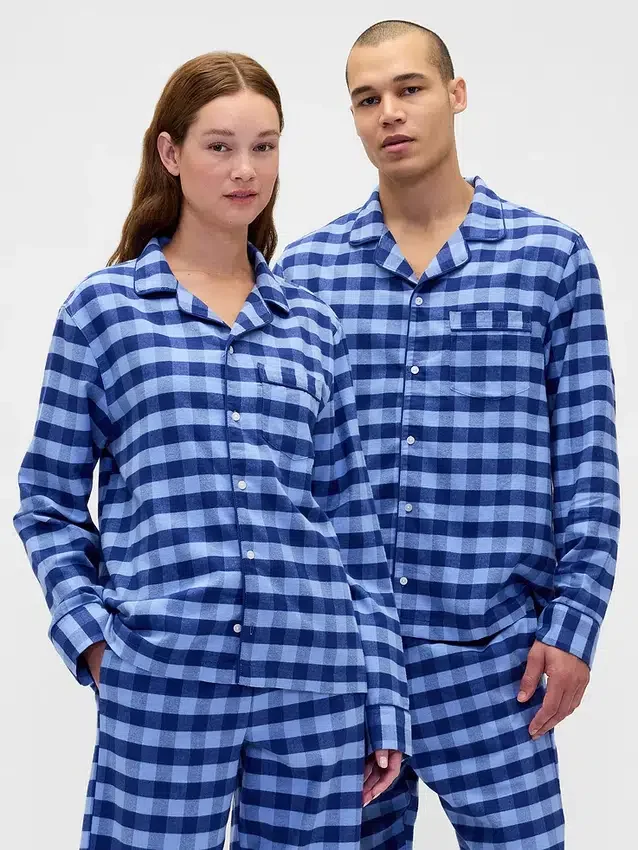 Camisa de pijama de franela para adultos, la más suave