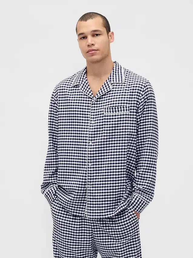 Camisa de pijama de franela para adultos, la más suave