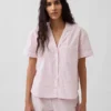 Camisa de pijama de popelín