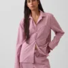 Camisa de pijama de popelín
