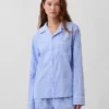 Camisa de pijama de popelín