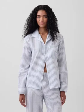 Camisa de pijama de popelín