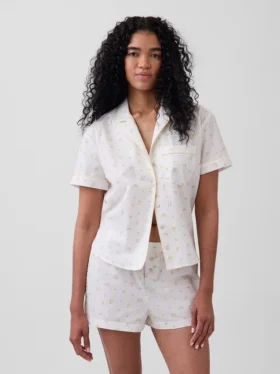 Camisa de pijama de popelín