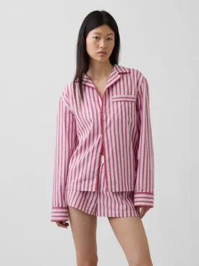 Camisa de pijama de popelín