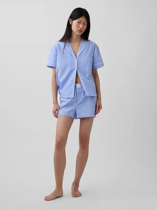Camisa de pijama de popelín