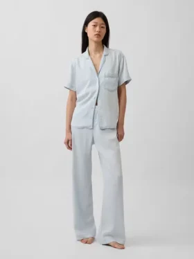 Camisa de pijama de popelín