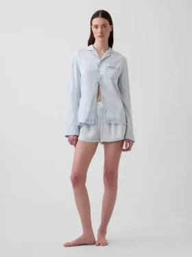 Camisa de pijama de popelín