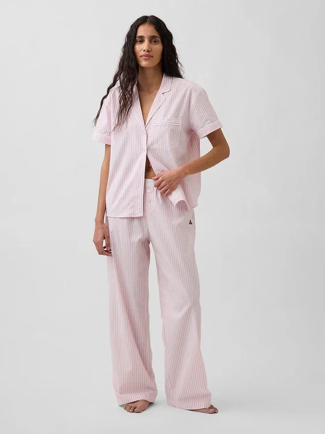 Camisa de pijama de popelín