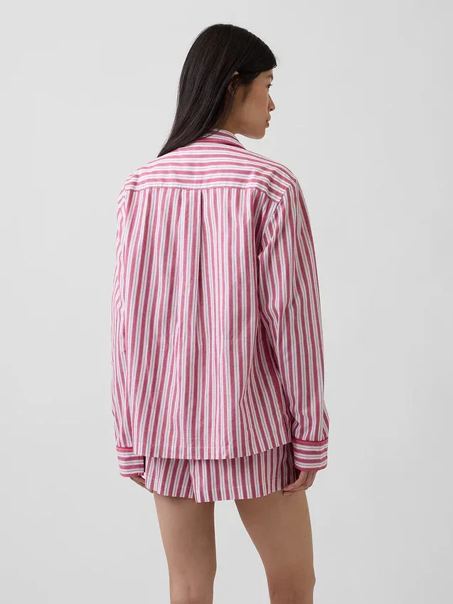 Camisa de pijama de popelín