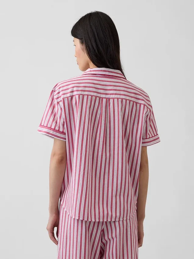 Camisa de pijama de popelín