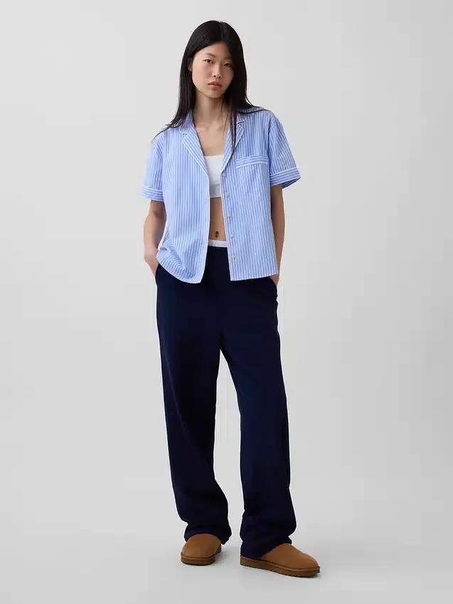 Camisa de pijama de popelín