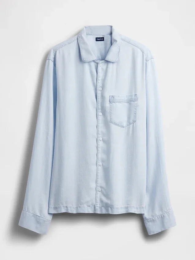 Camisa de pijama de popelín