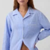 Camisa de pijama de popelín
