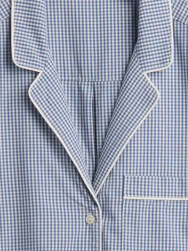 Camisa de pijama de popelín