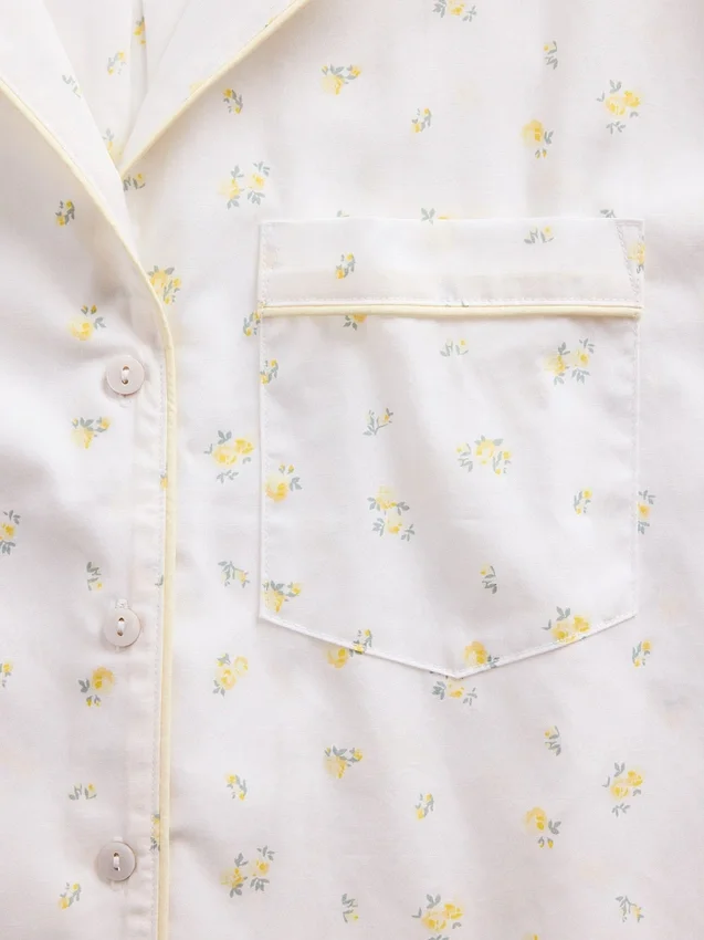 Camisa de pijama de popelín