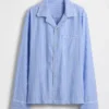 Camisa de pijama de popelín