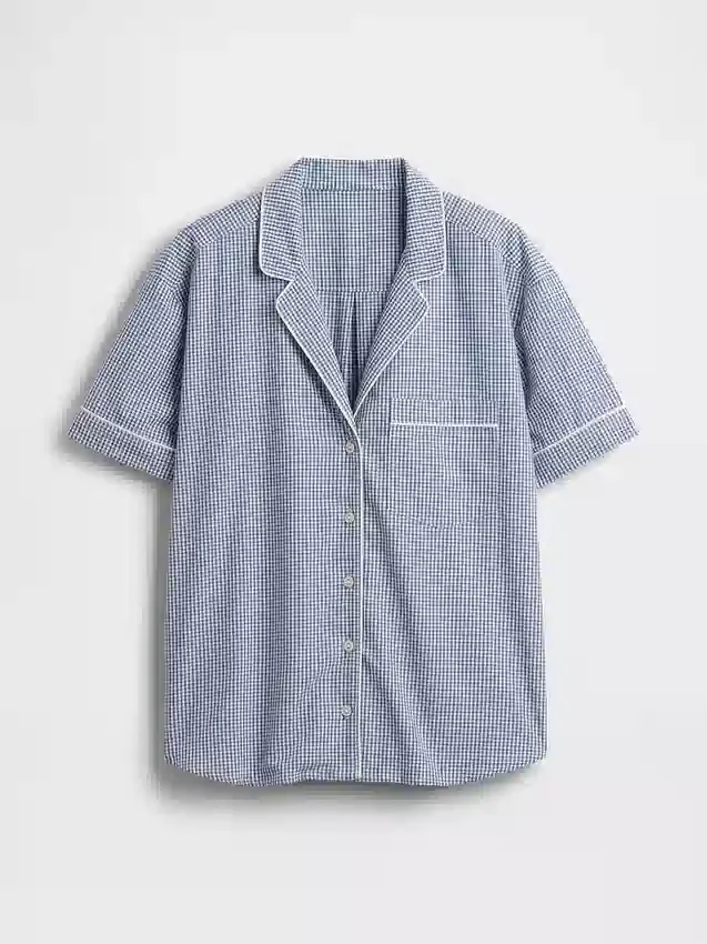 Camisa de pijama de popelín