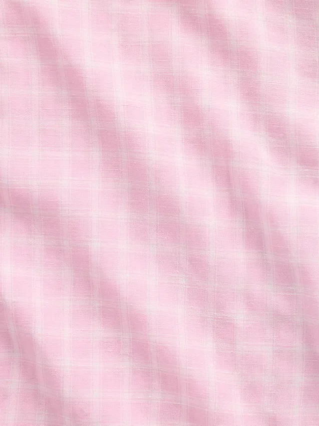 Camisa de pijama oversize de gasa arrugada