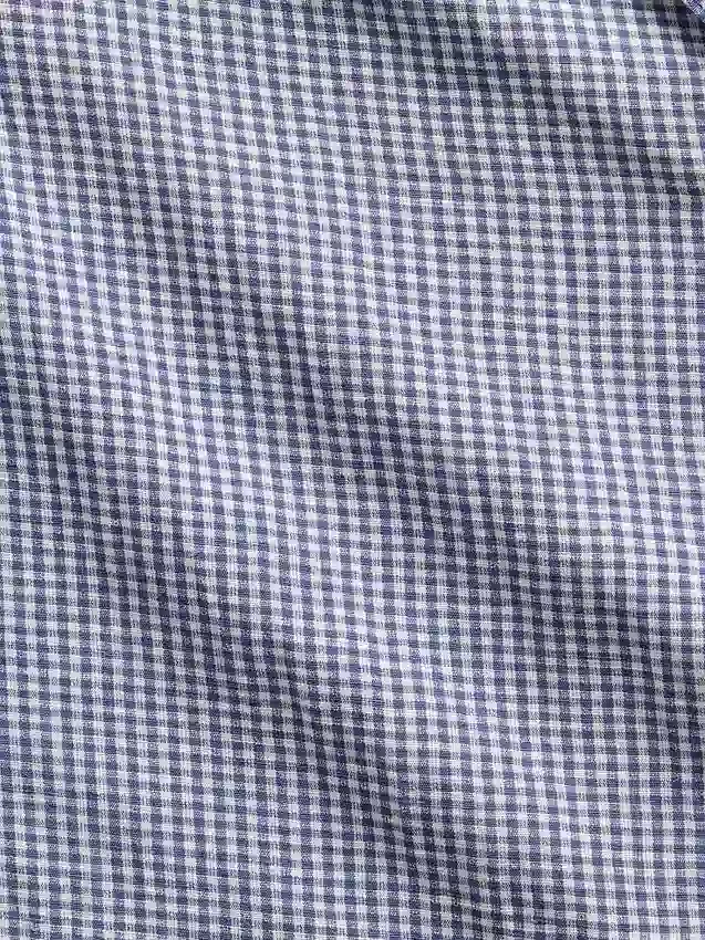 Camisa de pijama oversize de gasa arrugada