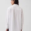 Camisa grande de algodón orgánico tipo Oxford