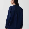 Camisa grande de mezclilla