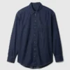Camisa grande de mezclilla