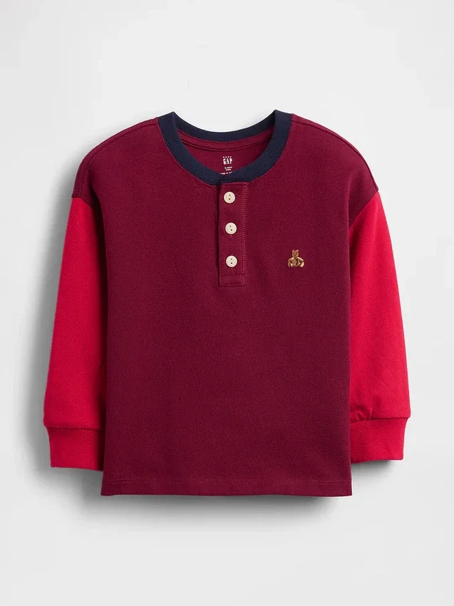 Camisa Henley para bebés y niños pequeños