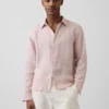 Camisa holgada 100 % lino