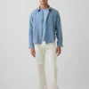 Camisa holgada 100 % lino