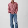 Camisa holgada 100 % lino