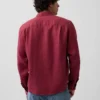 Camisa holgada 100 % lino