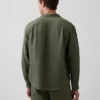 Camisa holgada 100 % lino